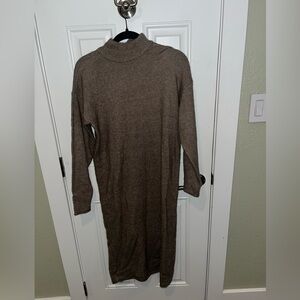 Long sleeve sweater dress